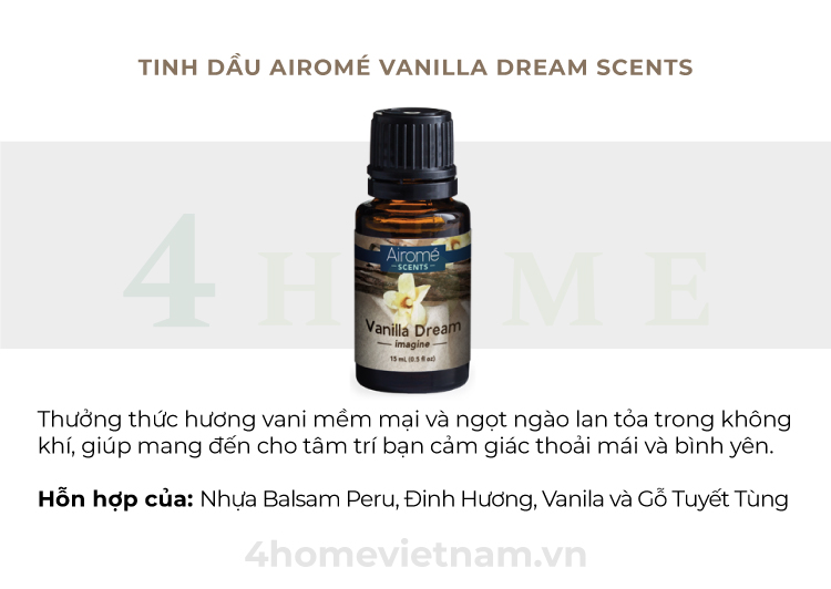 Airome Essential Oil - Vanilla Dream
