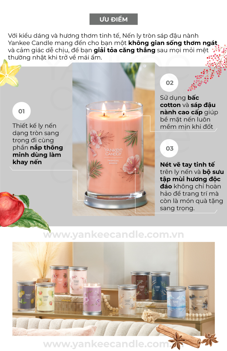 Yankee Candle Signature Collection Candle, Pink Sands