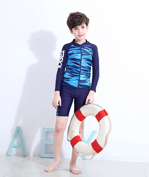 Đồ bơi bé trai tay dài BIG SIZE hiệu Yobel 3722