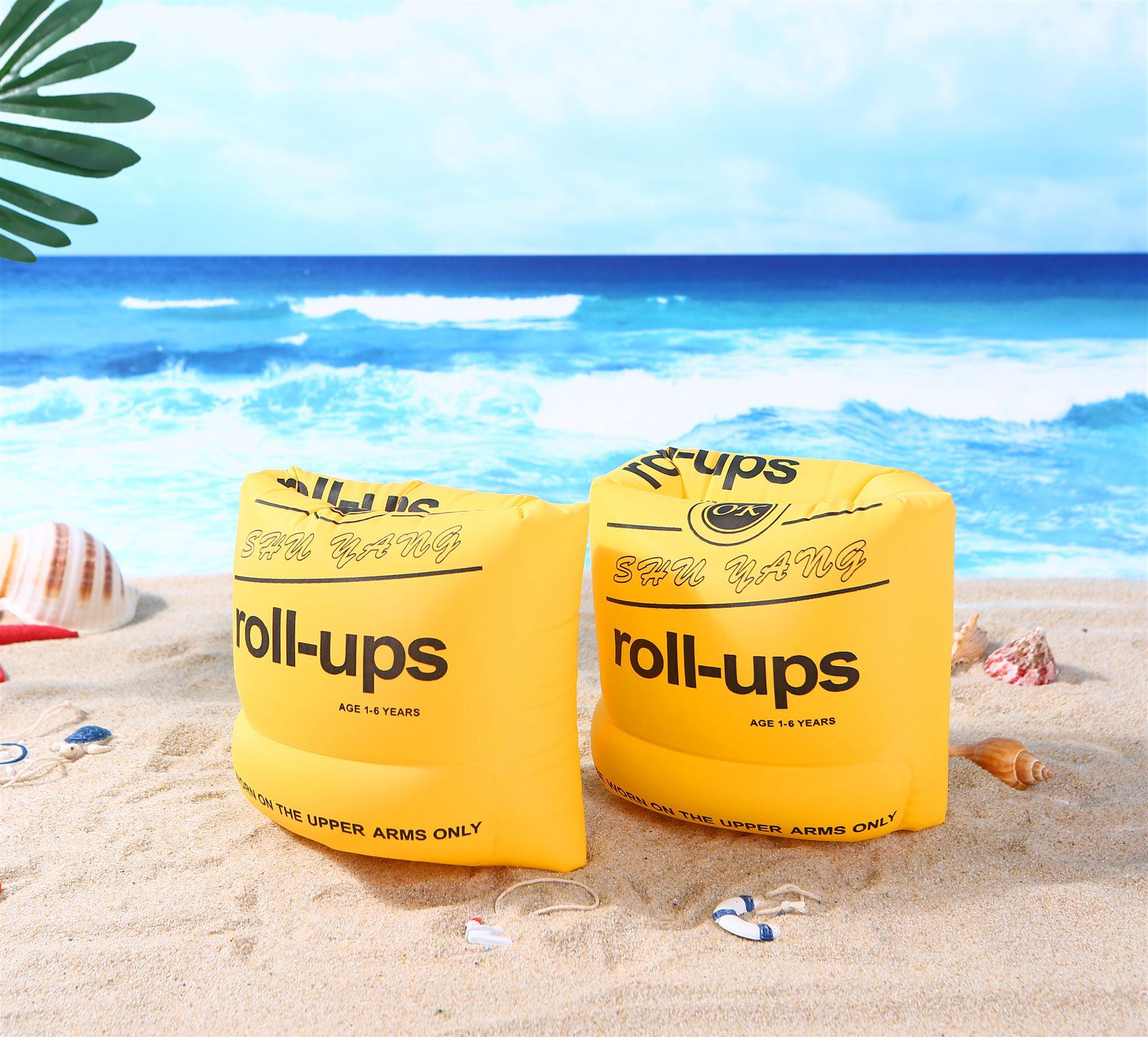 Phao xỏ tay cho bé yêu trơn dạng tròn