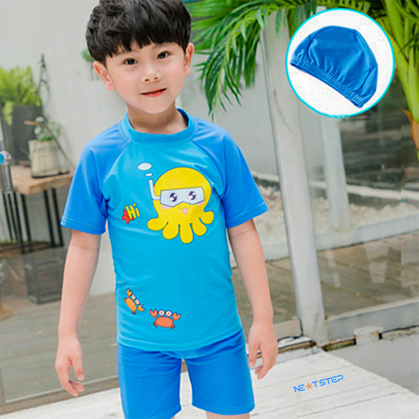 Đồ bơi bé trai họa tiết khủng long mới