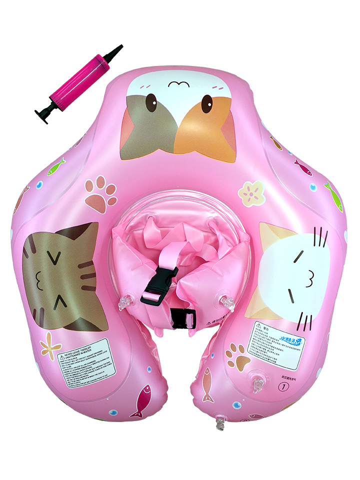 Phao bơi chống lật họa tiết mèo