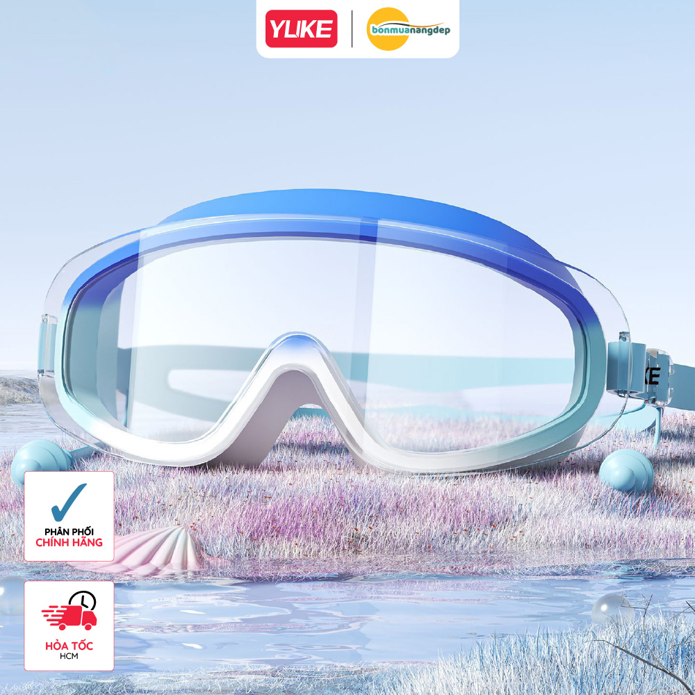 Kính bơi trẻ em YUKE Ống kính Polycarbonate nhìn rộng chống sương mù