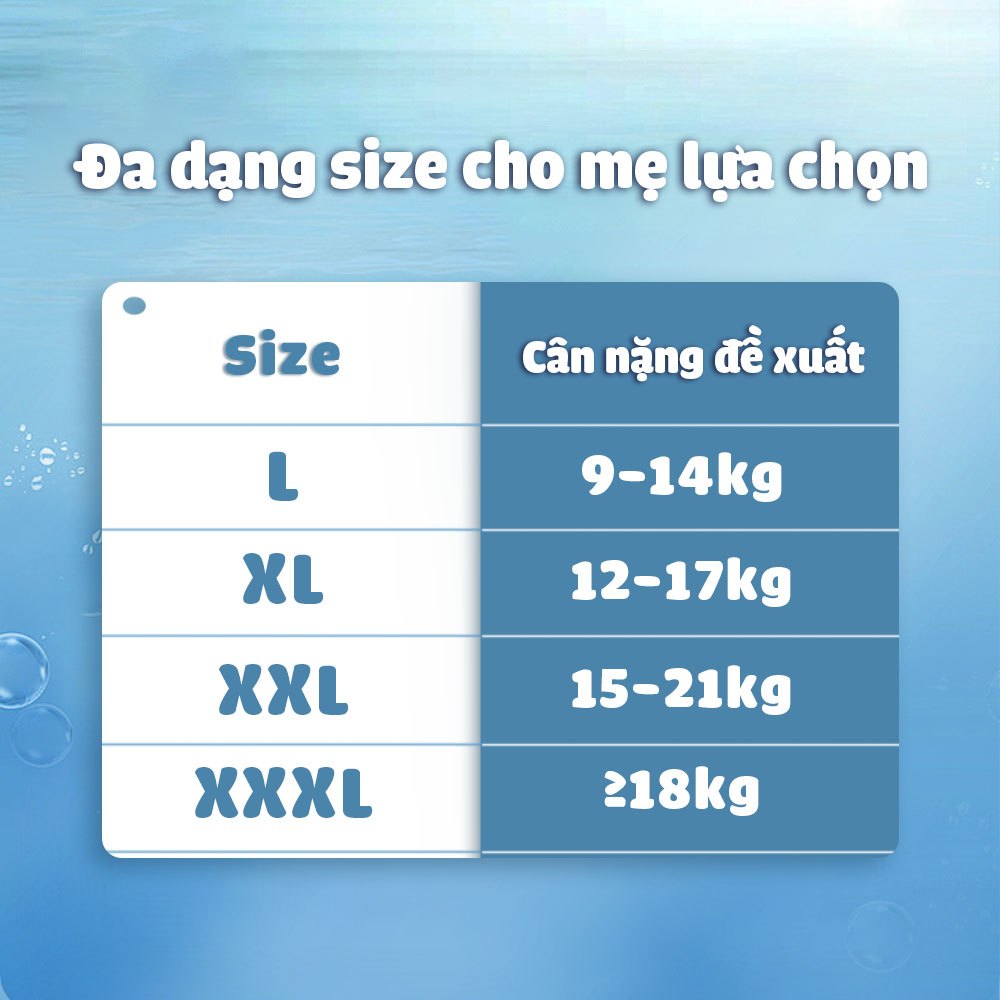 Tã bỉm bơi cho bé AIWIBI dạng quần chống thấm nước