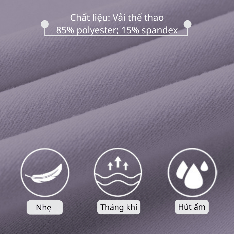 Quần short thể thao nữ pickleball cầu lông 2 lớp -  Xếp ly 2 bên hông siêu tôn dáng