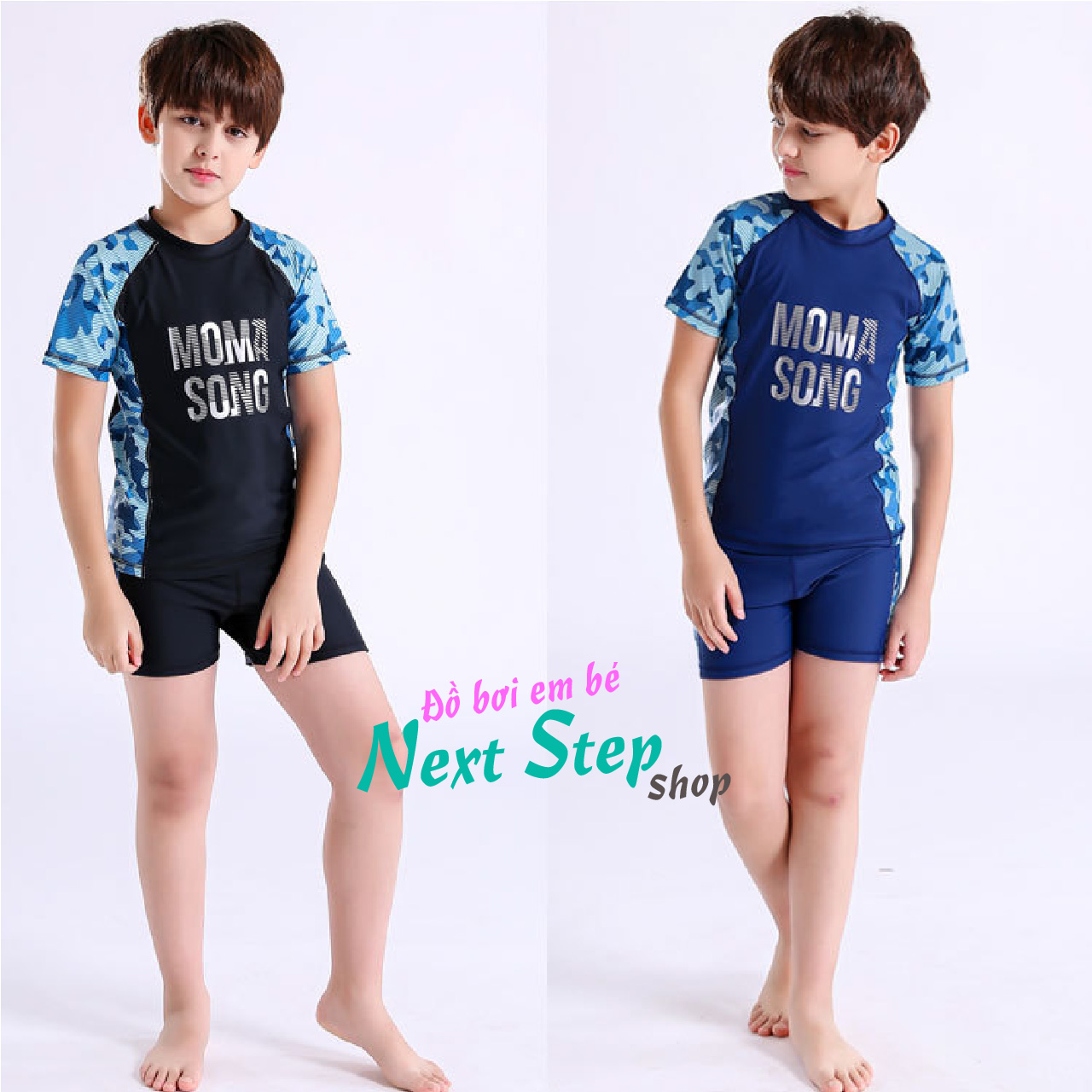 Đồ bơi cho bé Trai hiệu Moma Song size từ 20kg đến 55kg