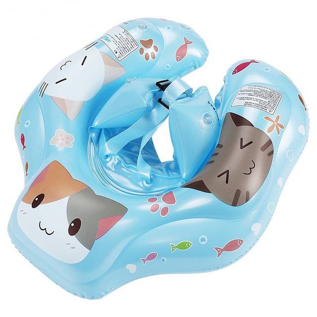 Phao bơi chống lật họa tiết mèo