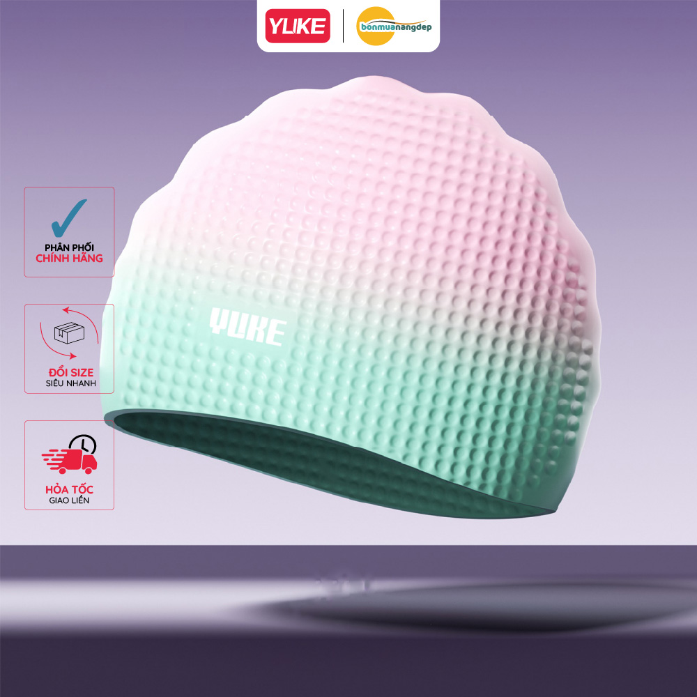 Nón bơi silicon chống nước nam nữ YUKE thiết kế mới 2026