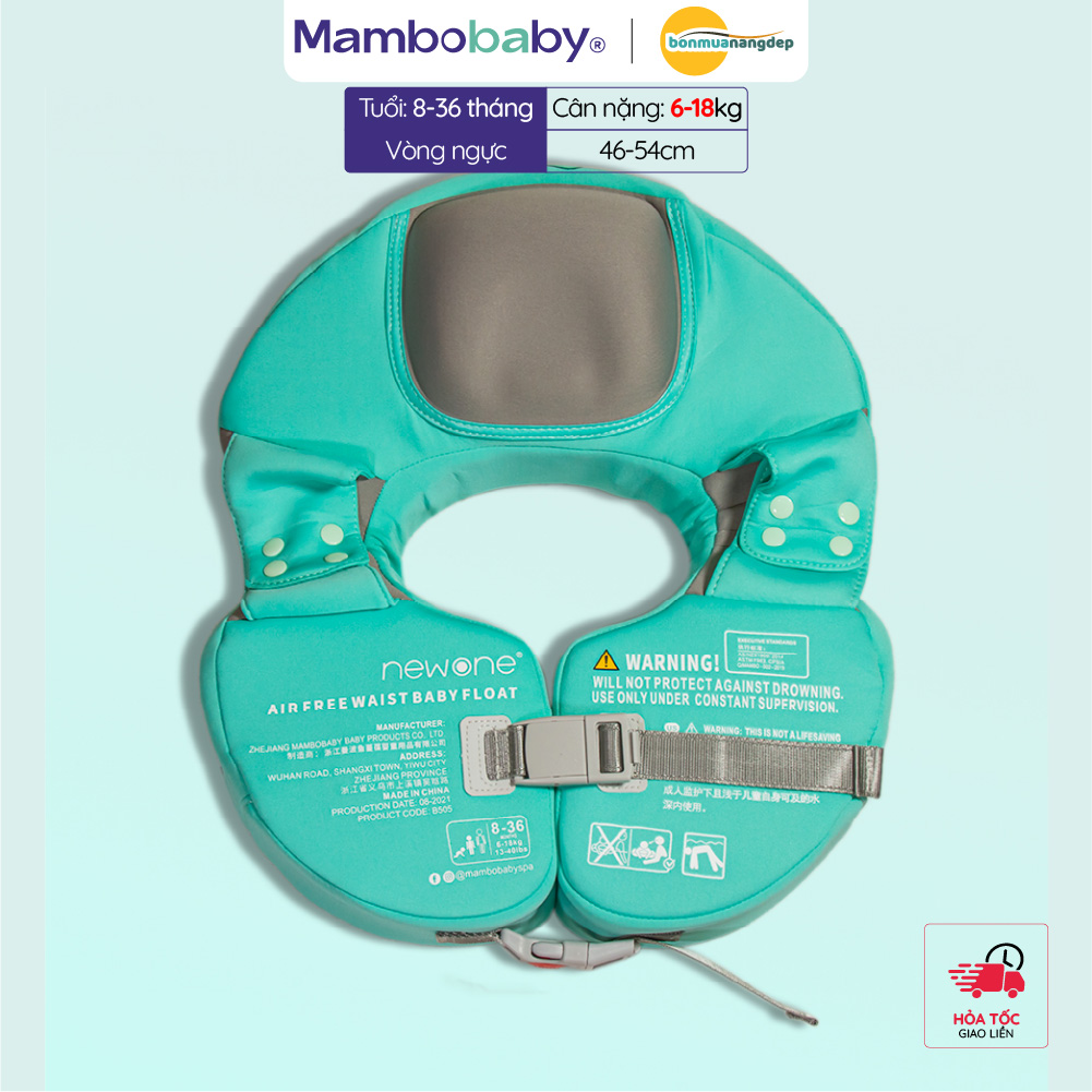 Phao bơi Nách Mambobaby cho bé từ 6 đến 18kg độ tuổi từ 8 đến 36 tháng