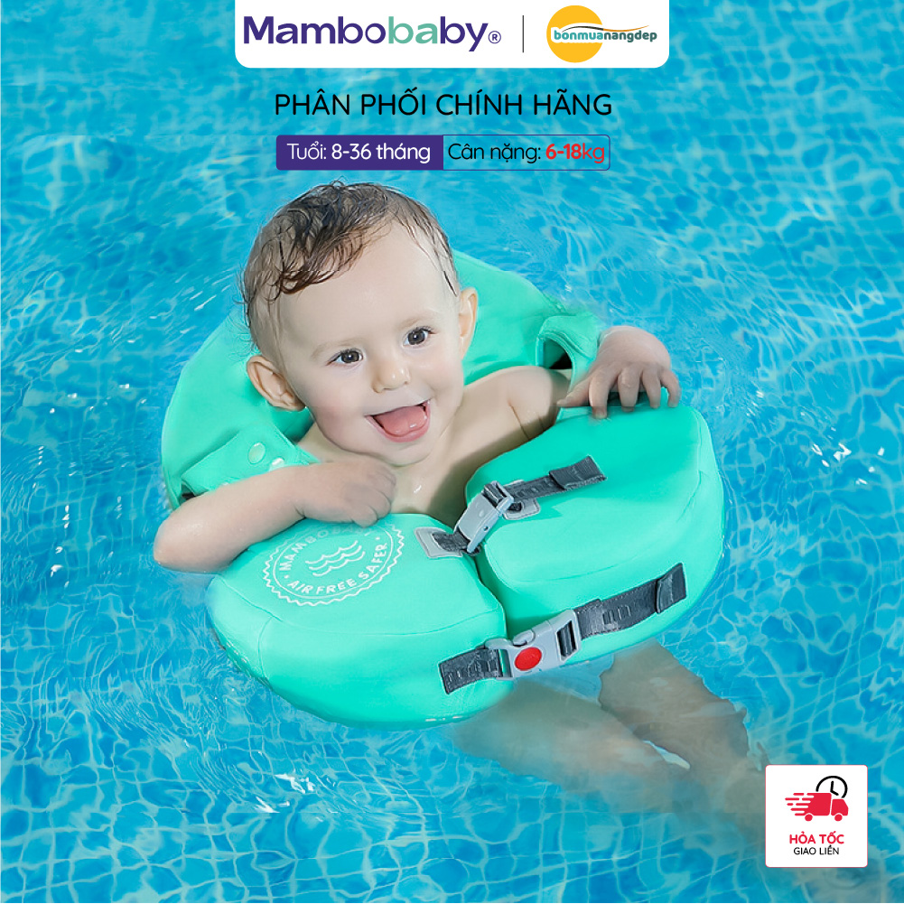 Phao bơi Nách Mambobaby cho bé từ 6 đến 18kg độ tuổi từ 8 đến 36 tháng