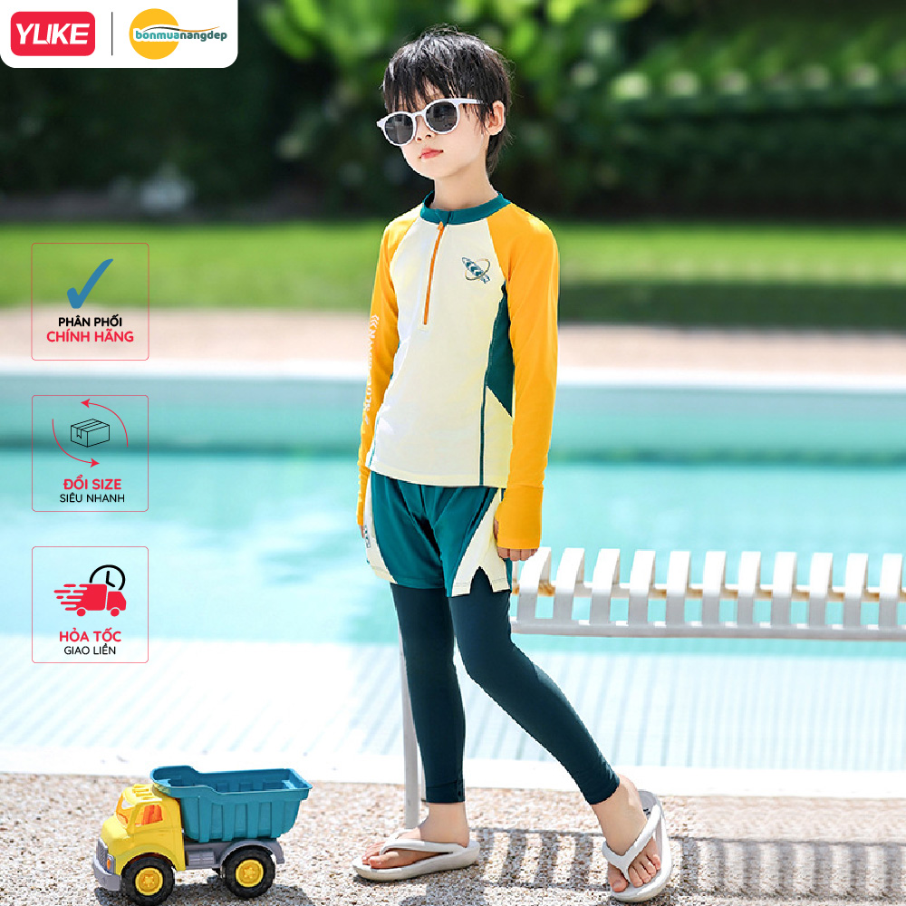 Đồ bơi bé trai Hiệu YUKE YY1166 Tay dài Quần dài