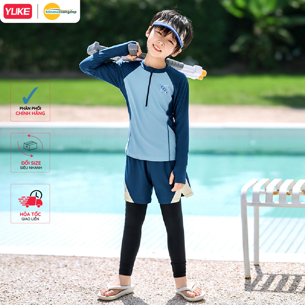Đồ bơi bé trai Hiệu YUKE YY1166 Tay dài Quần dài