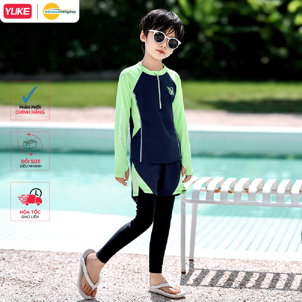 Đồ bơi bé trai Hiệu YUKE YY1166 Tay dài Quần dài