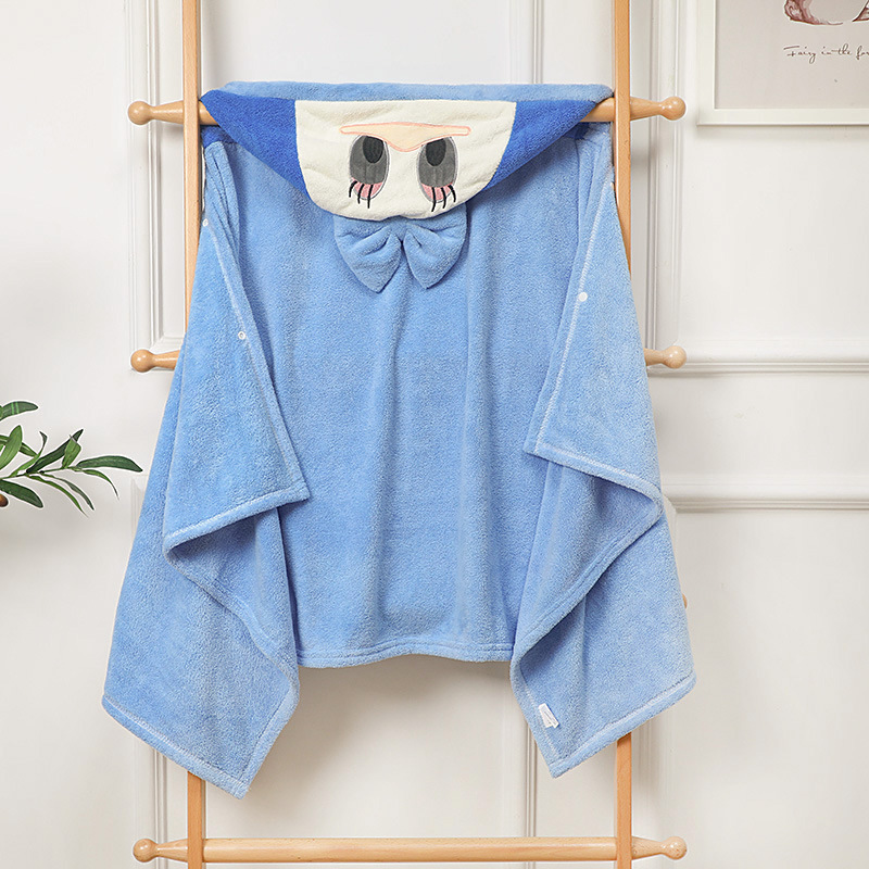 Khăn choàng tắm đi biển, đi bơi chống lạnh cho bé khi lên bờ kích thước 70*140cm