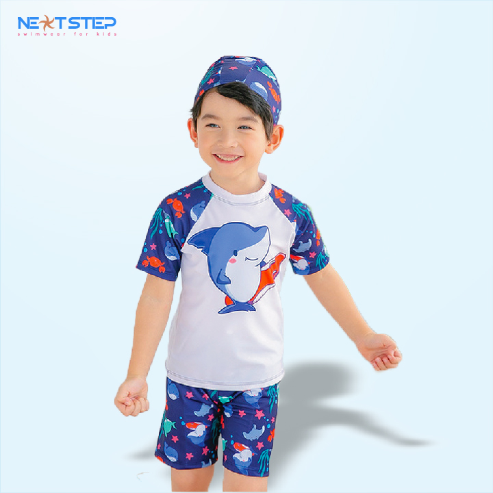 Đồ bơi bé trai họa tiết khủng long mới