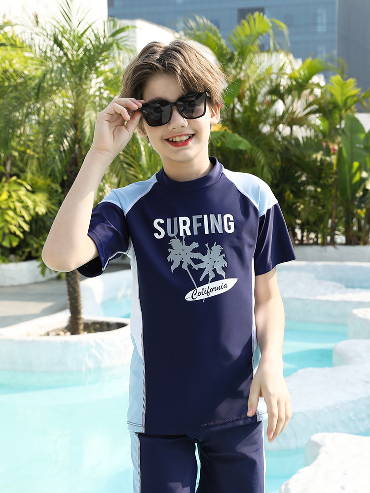Đồ bơi bé trai lớn size Đại đến 55ky phối màu trẻ trung năng động thời trang Mẫu mới 2024 Surfing