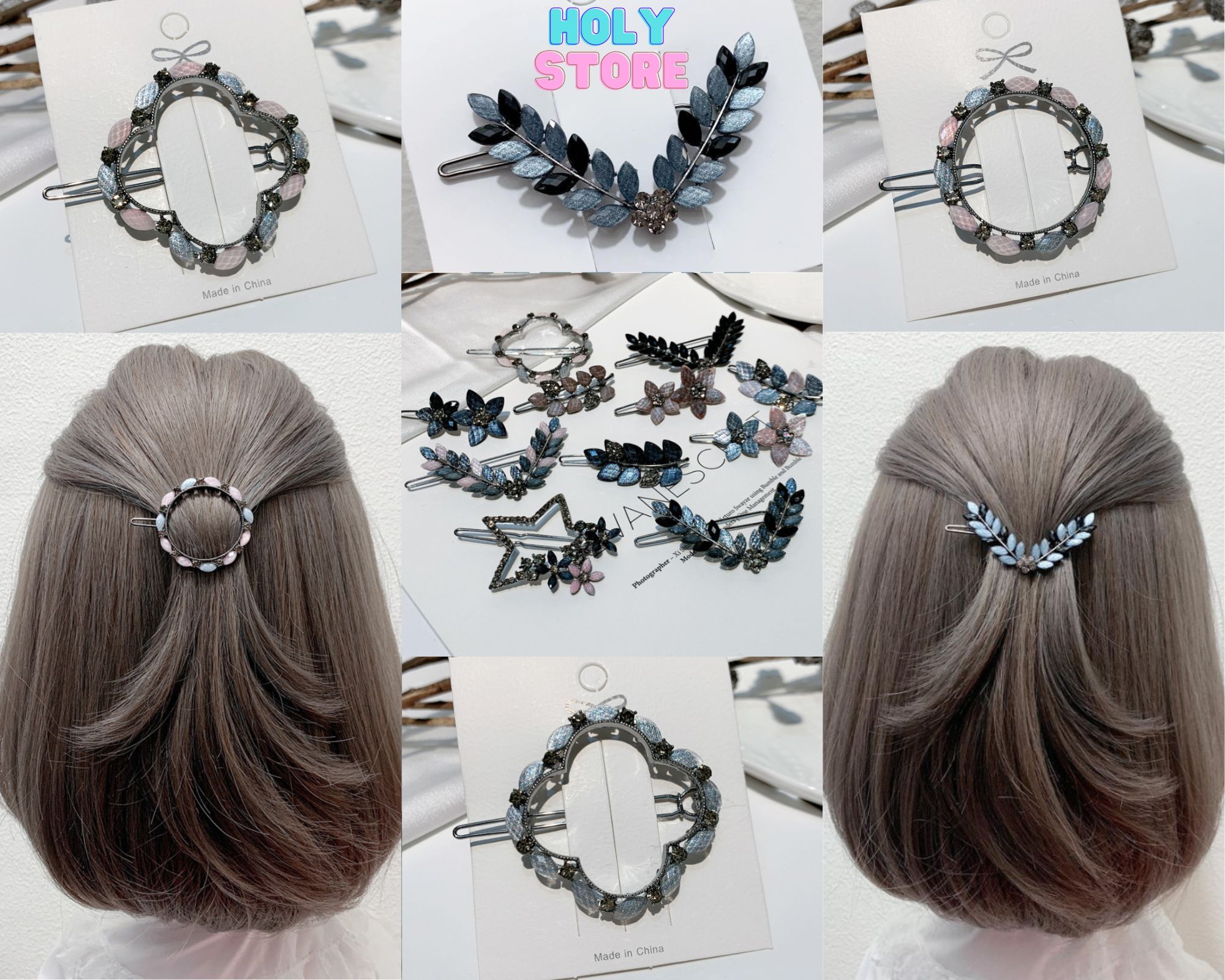 Kẹp Tóc Phong Cách Vintage cho bạn nữ cá tính thêm xinh