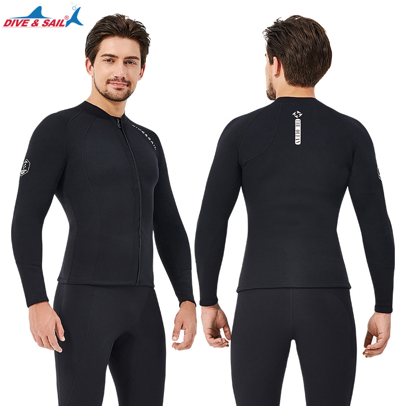 Đồ bơi giữ nhiệt người lớn DIVE AND SAIL cho Nam chất liệu cao su dày 2mm giữ ấm