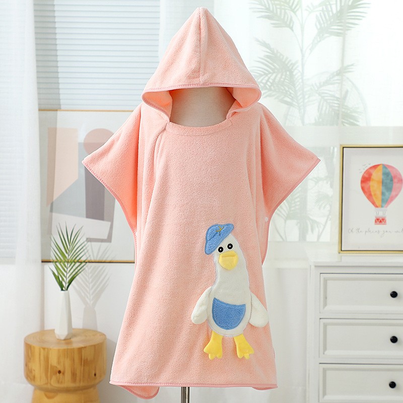 Khăn choàng tắm đi biển, đi bơi chống lạnh cho bé khi lên bờ kích thước 70*140cm