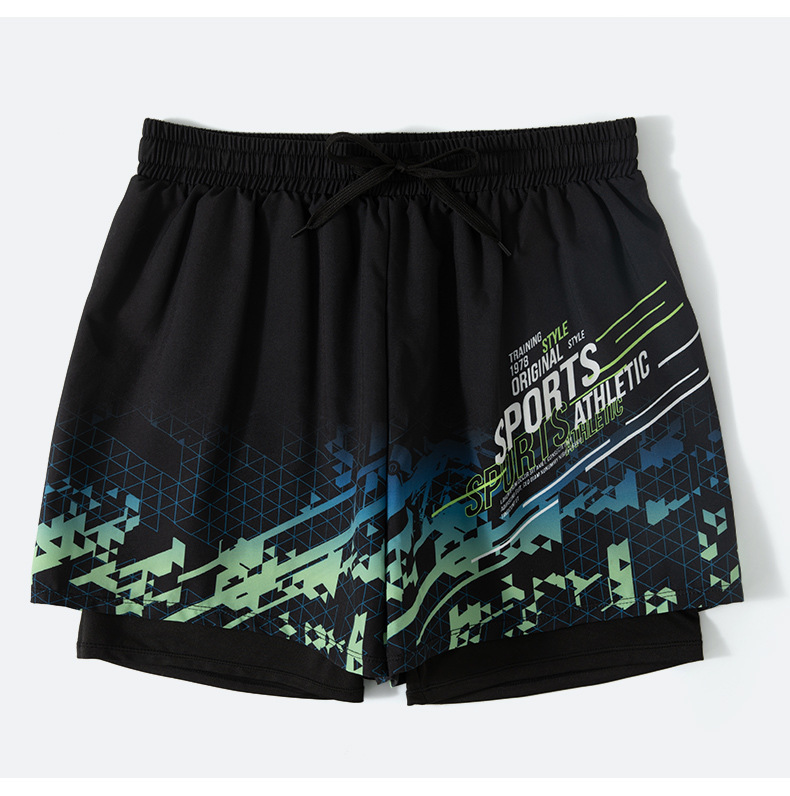 Quần bơi nam YK12 đi biển 2 lớp kiểu dáng thể thao