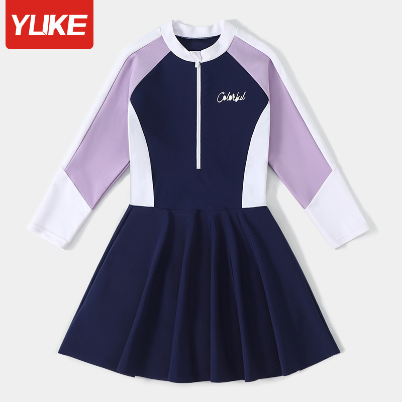 Đồ bơi bé gái chân váy YUKE YY2362