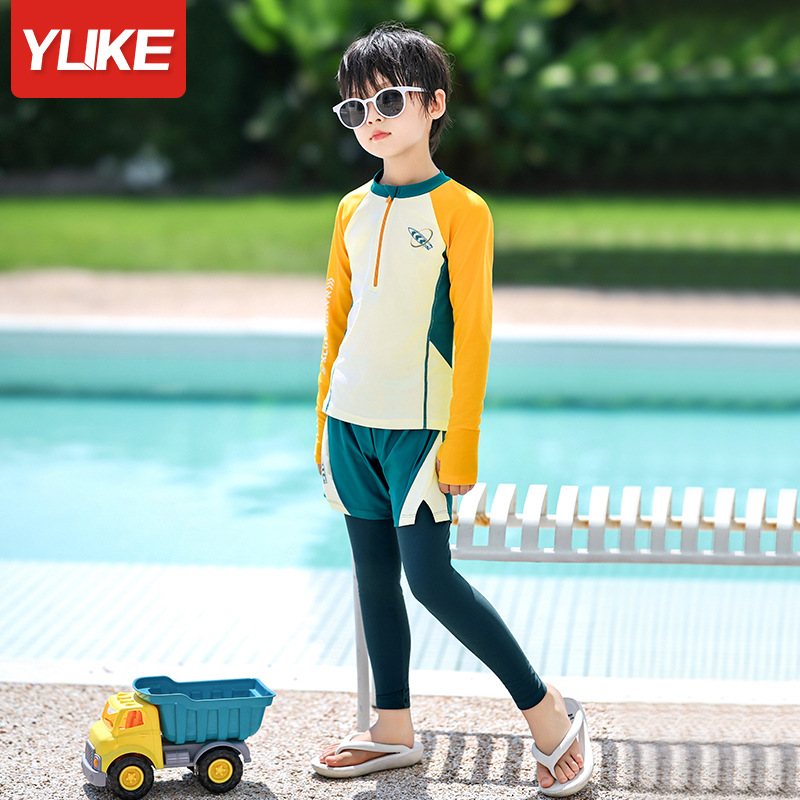 Đồ bơi bé trai Hiệu YUKE YY1166 Tay dài Quần dài