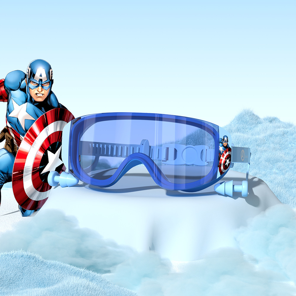 Kính bơi góc nhìn rộng hoạ tiết Elsa Marvel phù hợp cho bé gái và trai từ 18kg trở lên