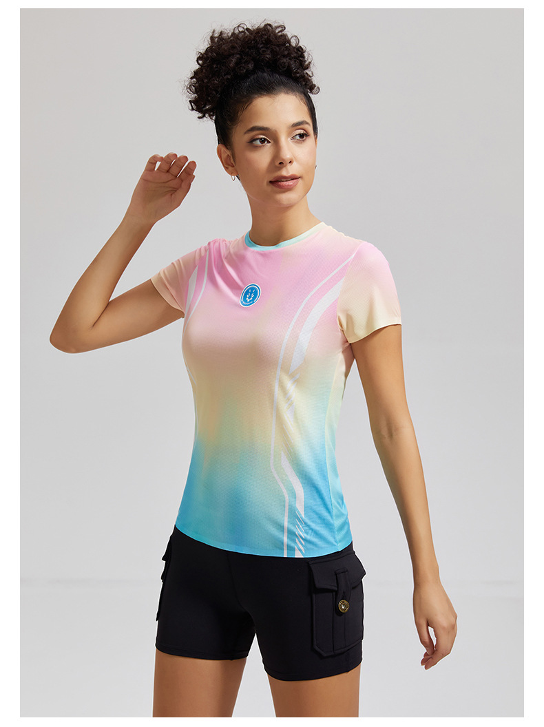 Áo Picklebal, áo thể thao cổ tròn tay ngắn thấm hút mồ hôi chất thun giấy mềm mỏng mát