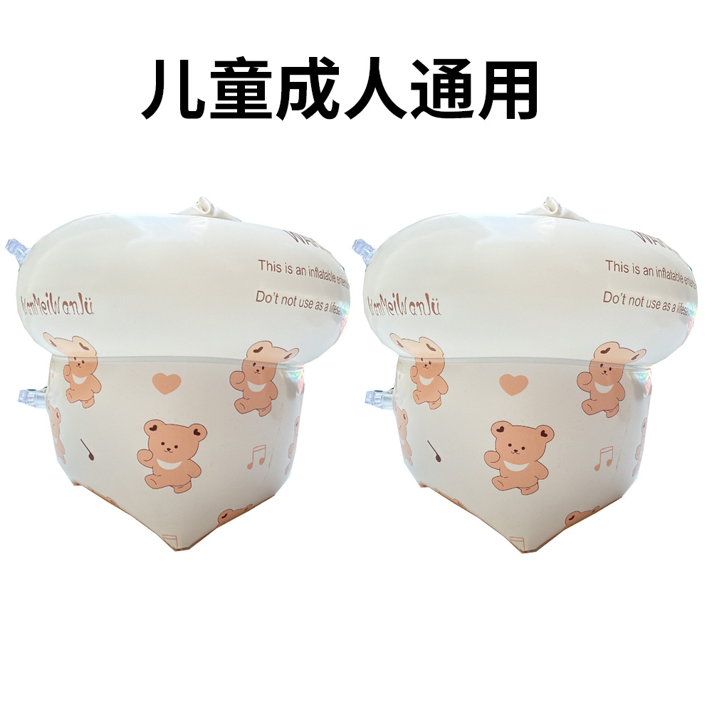 Phao xỏ tay dạng tròn lăn tiện lợi, dễ dàng sử dụng màu sắc hoạt hình đáng yêu cho bé