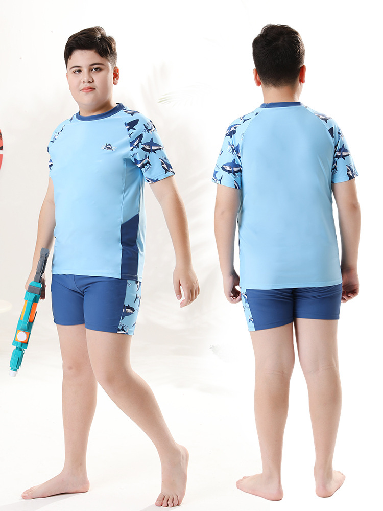 Đồ bơi bé trai BIG SIZE tặng kèm nón cho bé từ 35kg đến 90kg