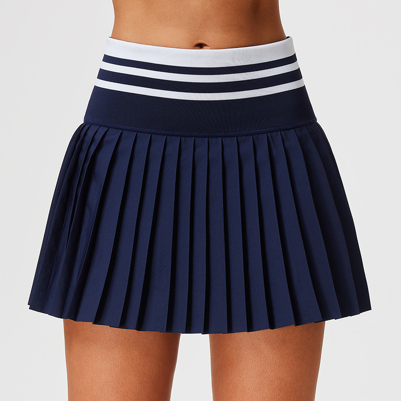 Váy picklebal xếp li, váy thể thao xếp li kín đáo chống lộ hông quần đùi bên trong phối lưng bản lớn