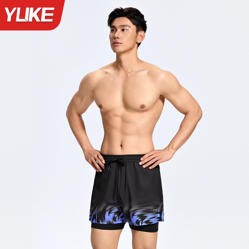 Quần bơi nam YK12 đi biển 2 lớp kiểu dáng thể thao
