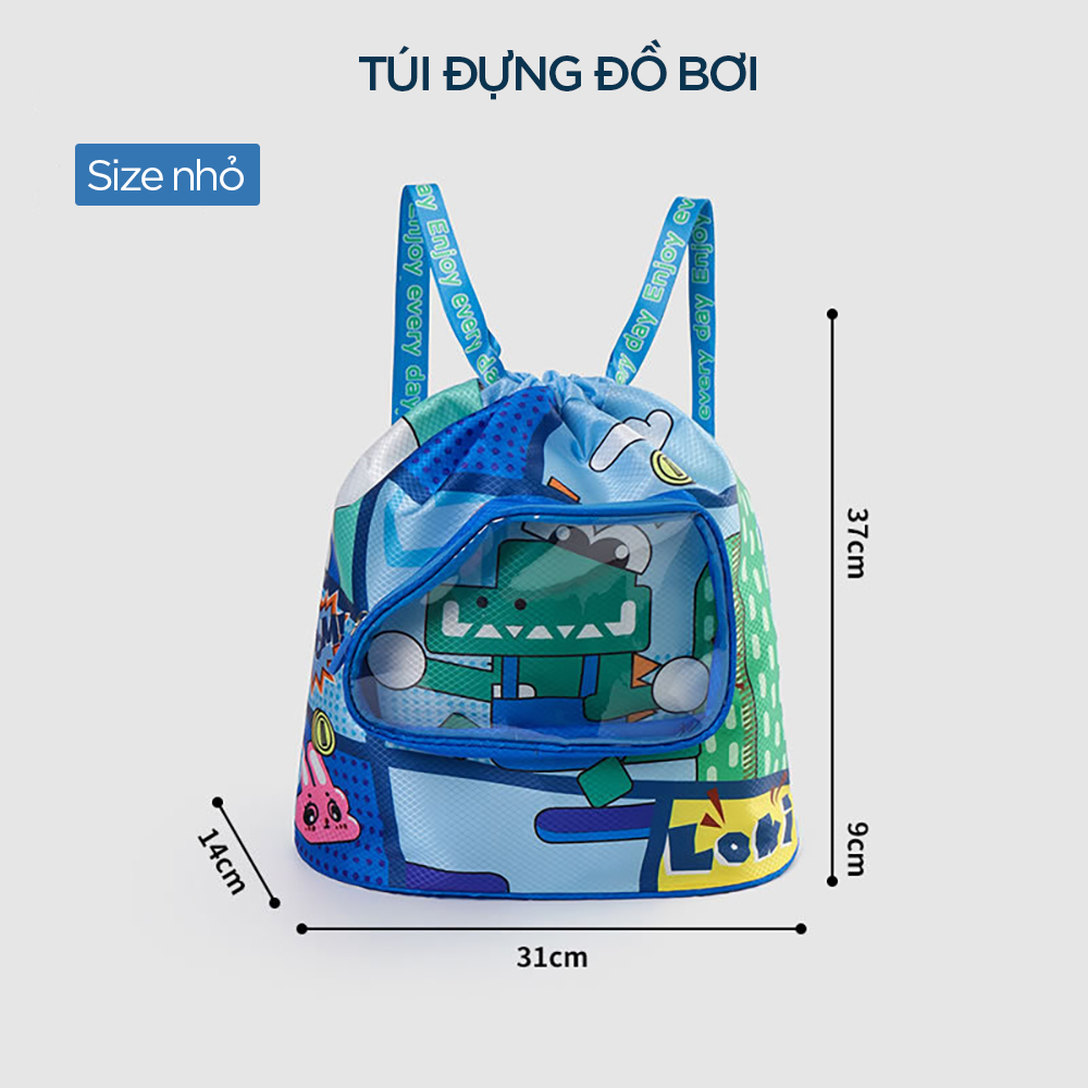 Túi đựng đồ bơi trẻ em Balo Túi Shishi