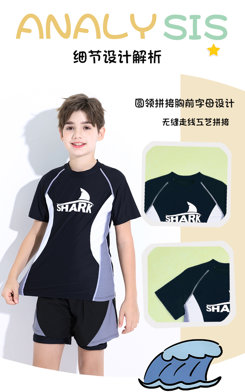 Đồ bơi bé trai size ĐẠI quần đùi 2 lớp che chắn tốt | Đồ bơi thiếu niên nam kín đáo