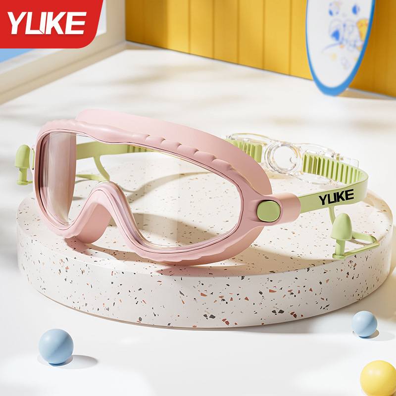 Kính bơi góc nhìn rộng YUKE NEW arrival 2025 phù hợp cho bé gái và trai từ 18kg trở lên YUK20236