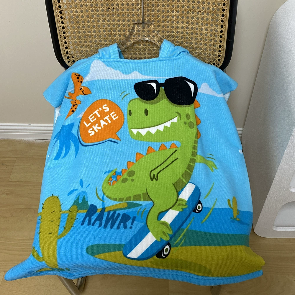 Khăn choàng tắm đi biển chống lạnh cho bé khi lên bờ kích thước 60*120cm