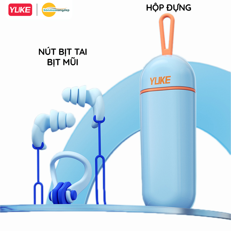 Bộ bịt tai và kẹp mũi bơi chuyên dụng YUKE – Chống nước tuyệt đối, bảo vệ tai mũi khi bơi