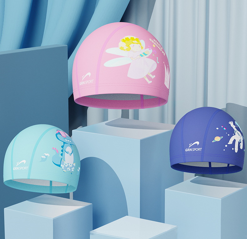 Nón bơi vải xinh xắn cho bé gái và bé trai