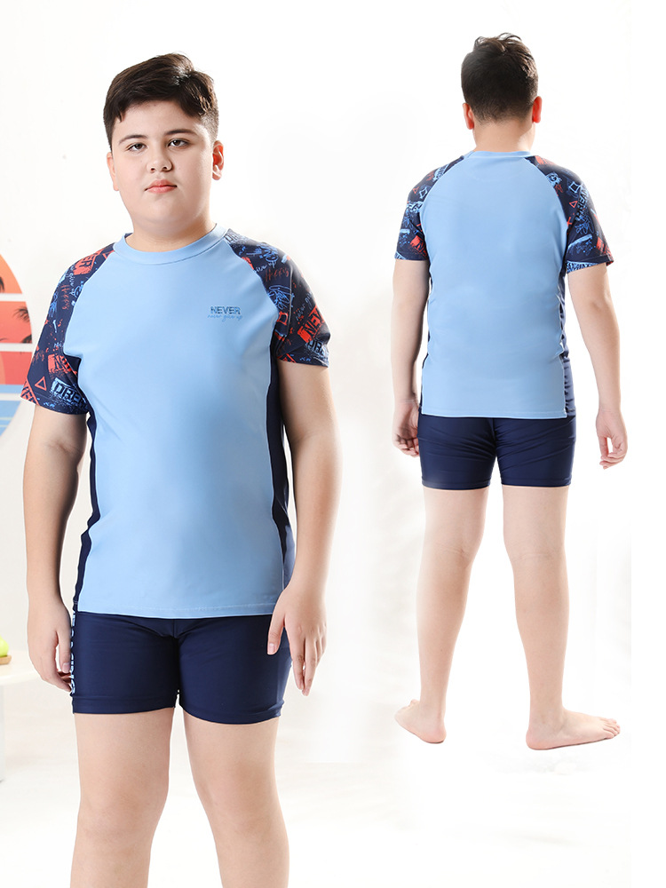 Đồ bơi bé trai BIG SIZE tặng kèm nón cho bé từ 35kg đến 90kg