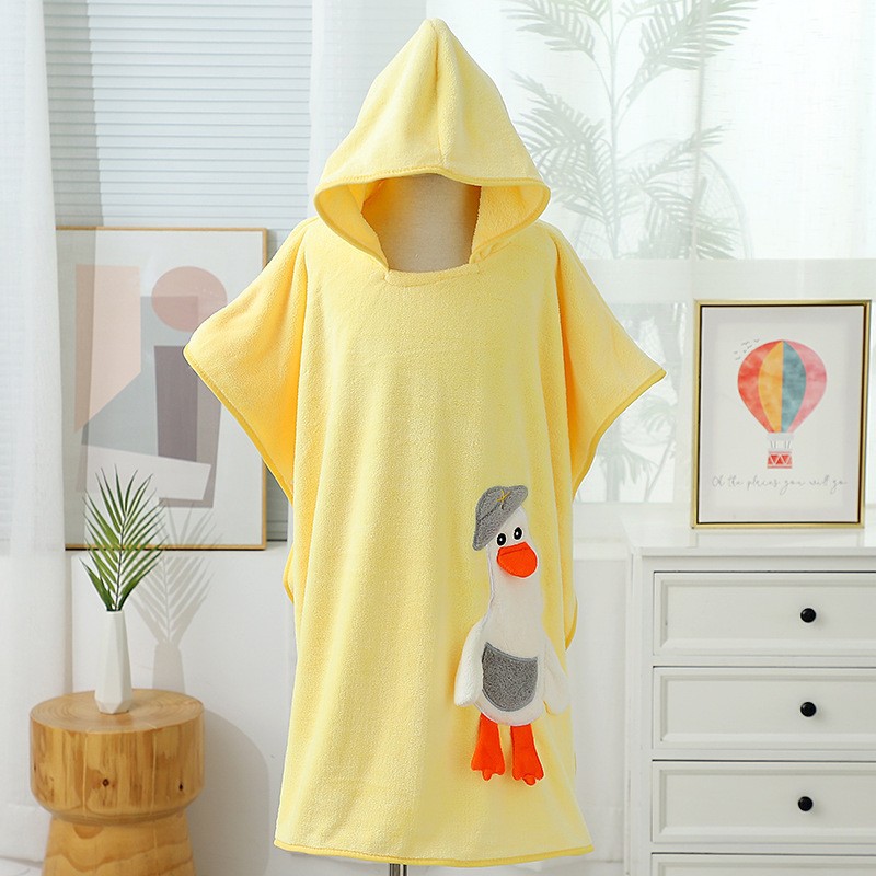 Khăn choàng tắm đi biển, đi bơi chống lạnh cho bé khi lên bờ kích thước 70*140cm