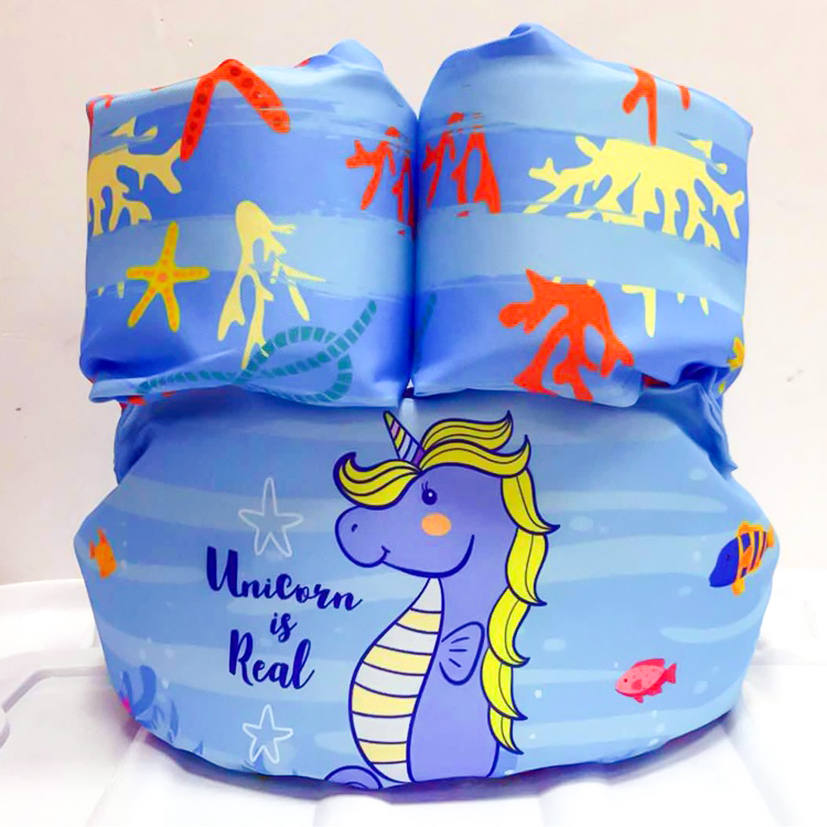 Phao ngực vòng tay trợ nổi không cần bơm cho bé tập bơi