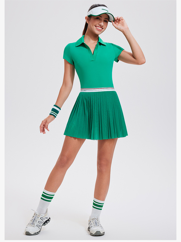 Áo picklebal, áo thể thao cổ V thoáng mát, co giãn đàn hồi 4 chiều