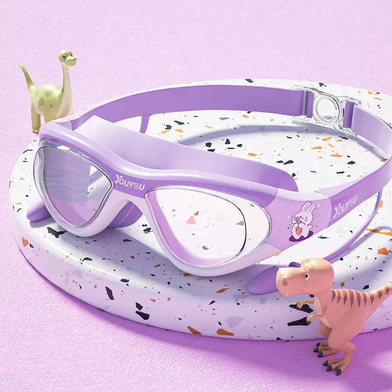 Kính Bơi Trẻ Em Yuke Kèm Bịt Tai Chống Nước Chống Sương Mù phù hợp cho bé từ 1-10 tuổi