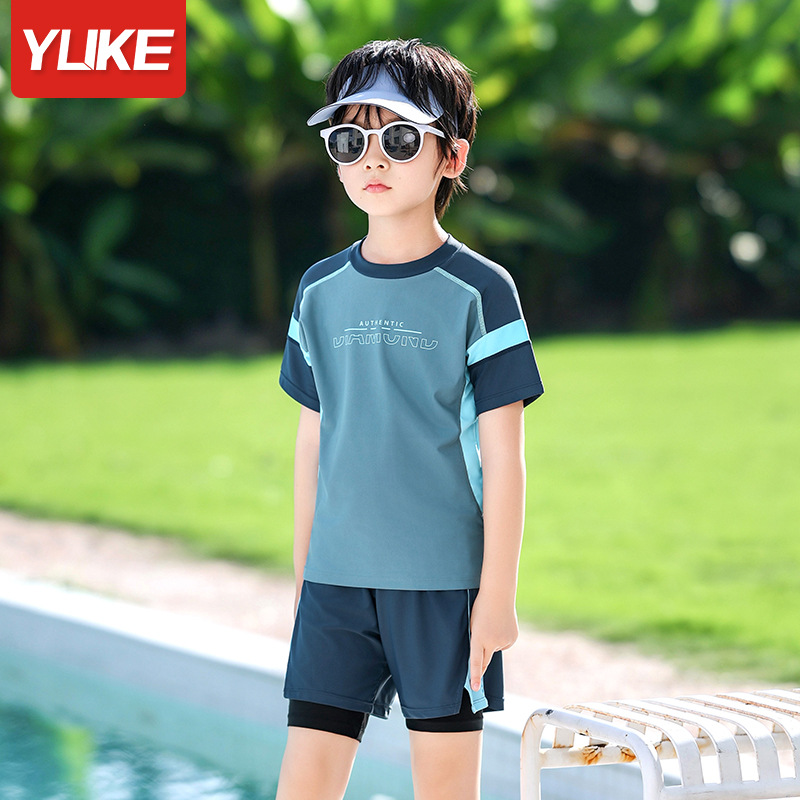 Đồ bơi bé trai quần rời hai lớp thời trang cá tính với 3 sắc màu năng động cho bé trai YY1157