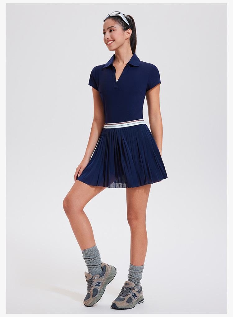 Áo picklebal, áo thể thao cổ V thoáng mát, co giãn đàn hồi 4 chiều