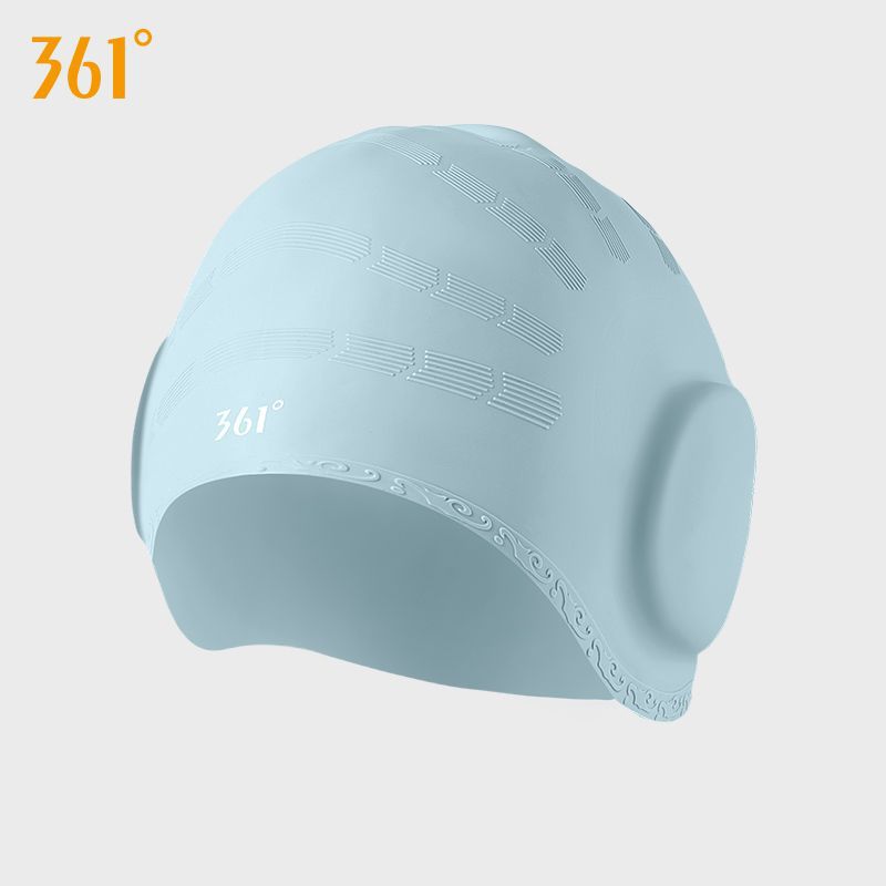 Nón bơi chống nước bịt tai nam nữ chất liệu silicon hiệu 361 kích thước 23x23cm