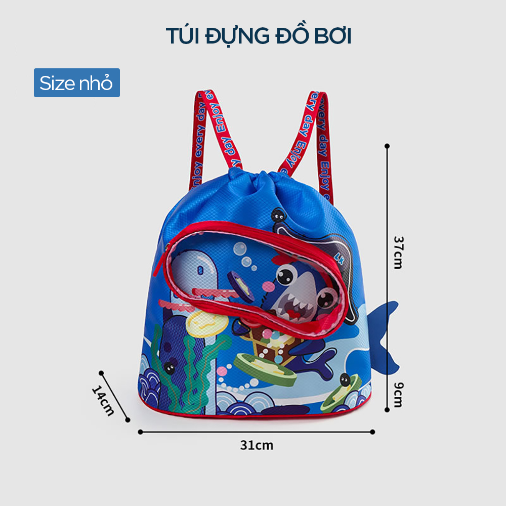 Túi đựng đồ bơi trẻ em Balo Túi Shishi