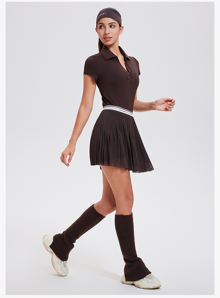 Áo picklebal, áo thể thao cổ V thoáng mát, co giãn đàn hồi 4 chiều