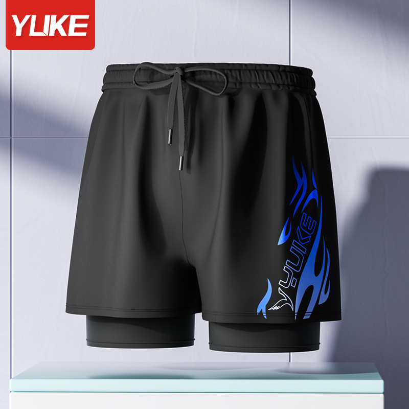 Quần bơi nam YK12 đi biển 2 lớp kiểu dáng thể thao