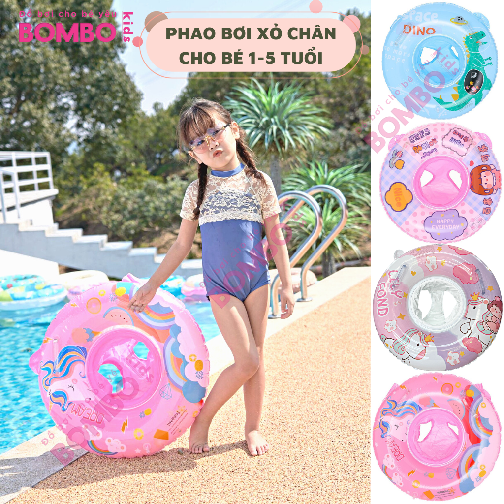 Phao bơi xỏ chân cho bé yêu